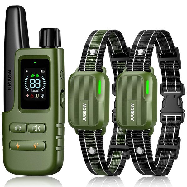 Jugbow Dog Shock Collar 2 Dogs (10-120Lbs) - 4200FT Dog