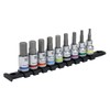 Sealey Drive Hex Socket Bit Set 9pc - Platinum 3/8"Sq