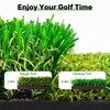Foldable Golf Hitting Mat Dual-Turf Golf Practice Mat Portable Design