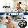 Magnetic 6-Blade Replacement Heads for Electric Shavers, Compatible with Most