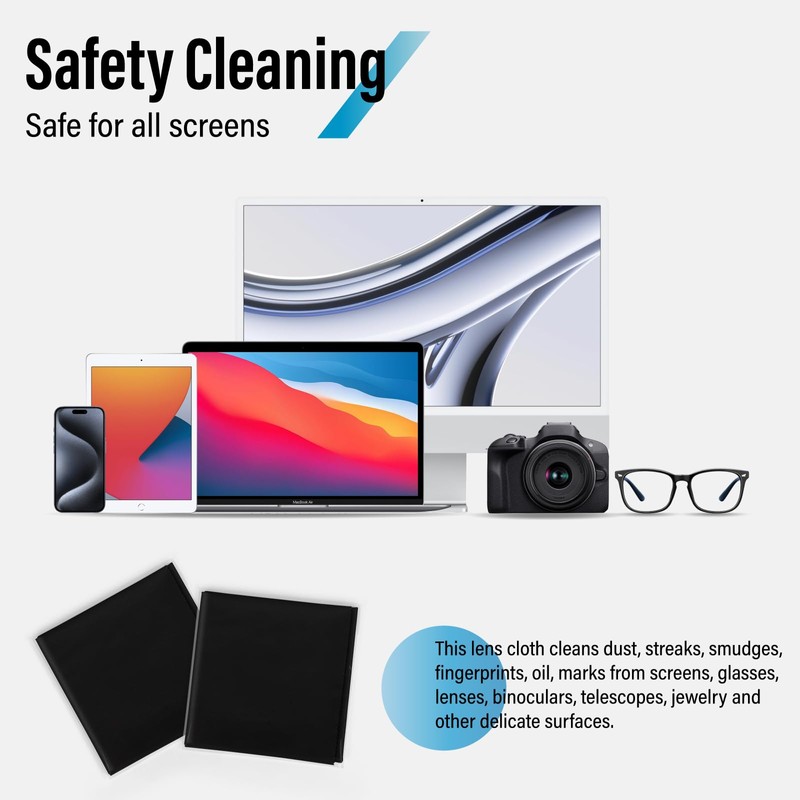2 Park 16''x16'' Extra Large Oversized Microfiber Cleaning Cloth 40×40cm