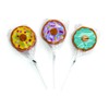 Fun Express Donut Party Character Suckers for Birthday - Edibles
