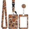 ID Badge Holder with Retractable and Detachable Lanyard, Cute Badge