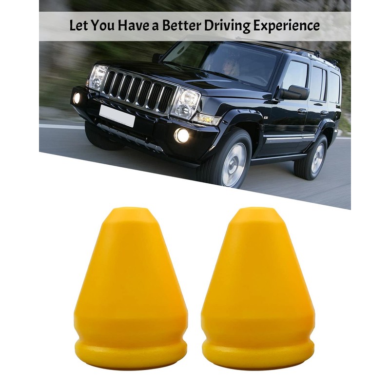 2 Pcs Rear Bump Stop Coil Spring Bumper Stops Fit