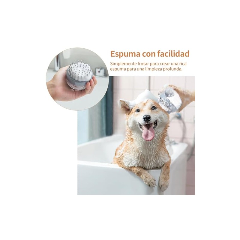 Georgex Cepillo Corporal Silicona Pcs Baño Lavar Cabello Bañarse Diluir