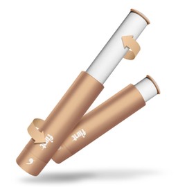 Flint Lint Roller Metallic 3.3 x 13.5 cm Copper