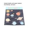 10pcs Children Cartoon Cute Solar System Poster Home School Planet