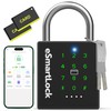 Dhiedas New Smart Padlock with Key, Heavy Duty Combination Padlock,