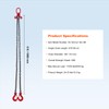 VEVOR Chain Sling, 3/8 inch x 6 ft Lifting Chains