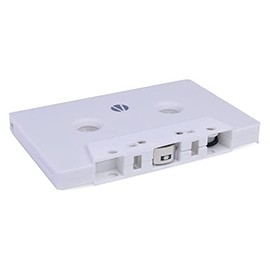 Vivitar Infinite Audio Cassette Tape Adapter for MP3 Players, White