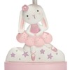Bedtime Originals Tiny Dancer Bunny & Stars Pink Nursery Lamp