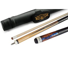 Champion Constellation Pool cue-,56 inches, 57 inches, 60 inches, 11.75, 12.5mm, 12.75mm, or 13mm, White case or Black Case (12.5mm tip Size, Black case, CN-3 Pool cue 60 inches Long 19oz)