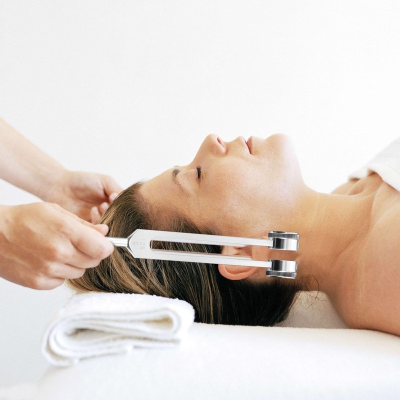128 Hz Tuning Fork, Tuning Fork for Healing Chakra Set,