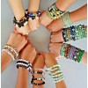 Forever 21 Stack of 6 Unisex Bracelets, Multiple Dangles &