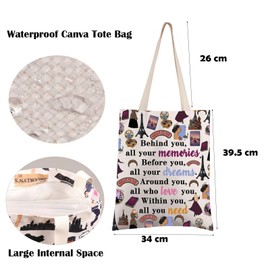 FEELMEM Anastasia Musiacal Gift Behind You All Your Memories Tote Bag Anastasiiia Theatre Bag Musical Lover Gift