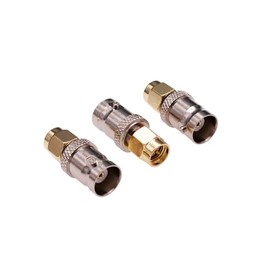 Yuelulala 3pcs SMA Male Plug to BNC Female Jack Adapter RF coaxial Coax Adapter Connector(Y32-3)