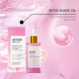 Aceite Pós-Afeitado para Cabello y Piel con Aroma a Fresa – Hidratación, Suavidad y Cuidado Diario para una Piel Radiante