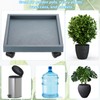 PATIKIL Square Planter Caddy with Wheels, 3 Pack 12 Inch