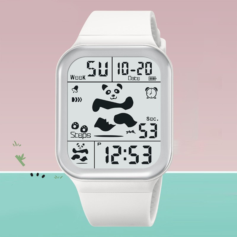 Electronic Watch Luminous Display Stopwatch Timing Alarm Clock Waterproof Students