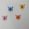JfwuHap] Butterfly Wall Hooks Wall Mounted, Creative Butterfly Iron Hook