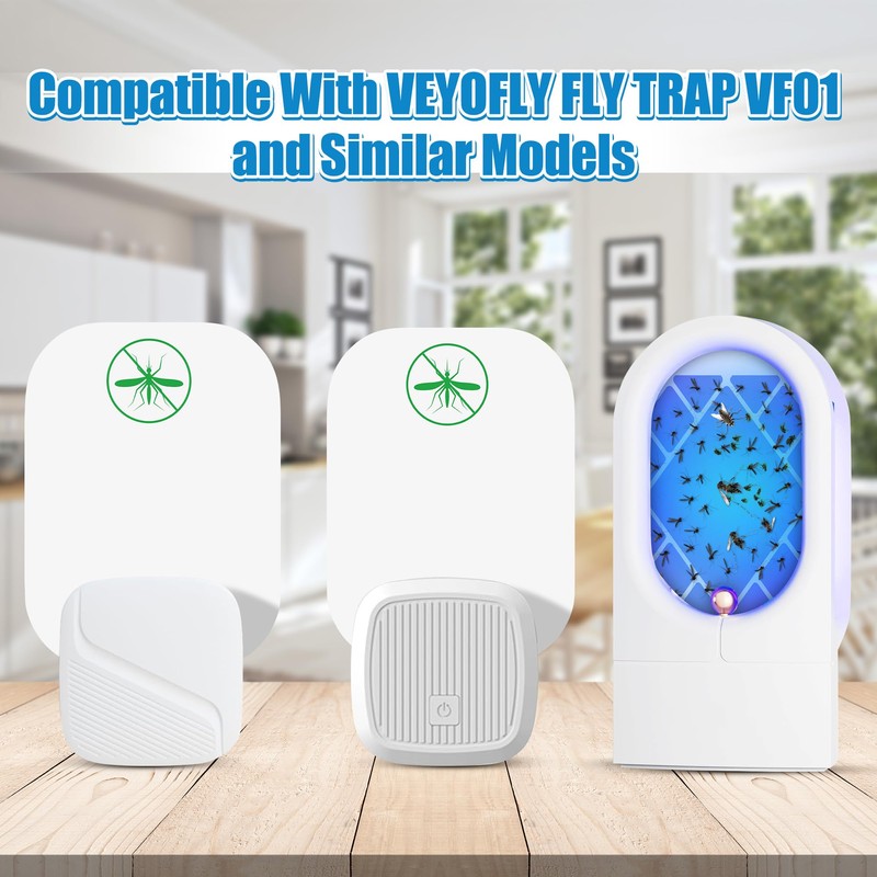 Qualirey 30 Pack Flying Insect Trap Refill Compatible with VEYOFLY