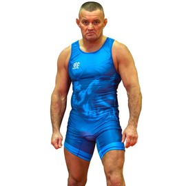 Extreme Hobby Wrestling Jersey for Men Wrestling Compression Jersey Reh-TECHRESPONSE One-Piece Sleeveles Bodysuit Ringer Jersey Men