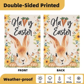 Garden Flags 12x18 Double Sided, Set of 12 Yard Flags for Outside Seasonal Garden Flag Outdoor Holiday Farmhouse Decorations Flags for All Seasons(Seasonal)