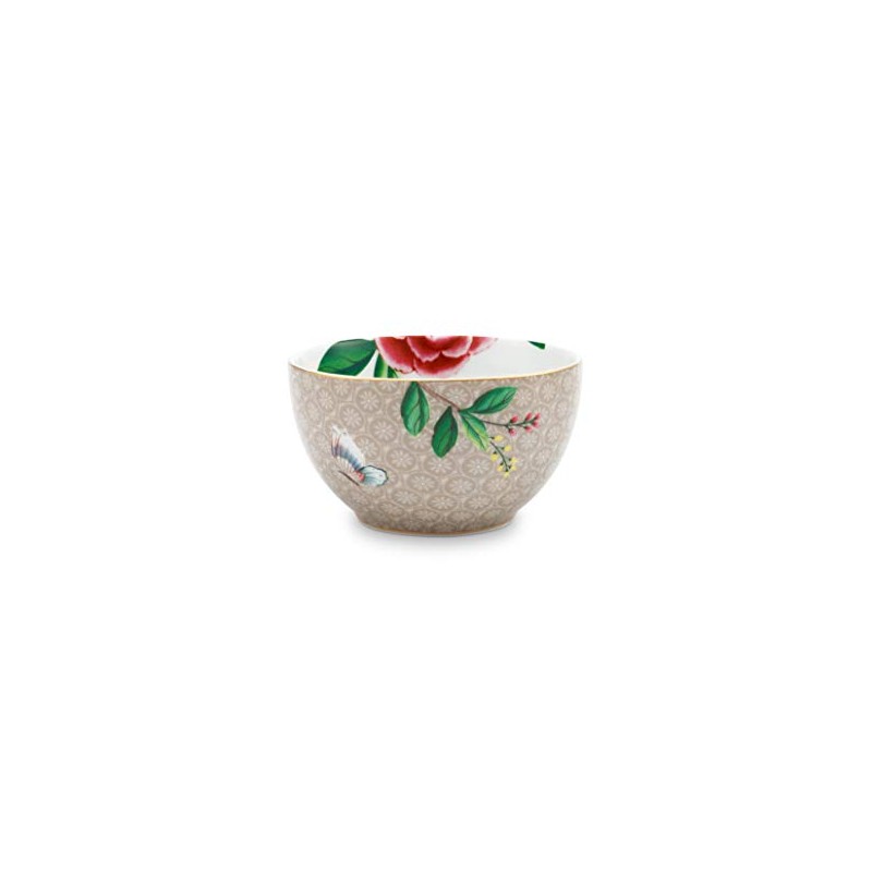 Blushing Birds Bowl Khaki 9.5 cm