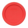 Pyrex 7202-PC 1 Cup Red Food Storage Replacement Lid (4-Pack)