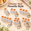 Bread Fidget Keychain for Everyday Use – Clickable Keyboard Keycaps