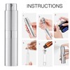 LISAPACK 8ML Brushed Atomizer Perfume Spray Bottle for Travel, Empty