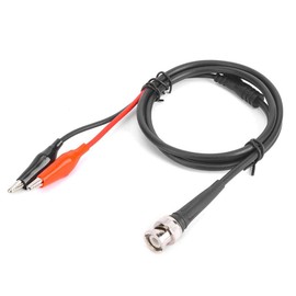 BNC Clip Coaxial Cable Function Signal Generator Test Cable Accessories 90 cm 50 Ω BNC Double Terminal Wire