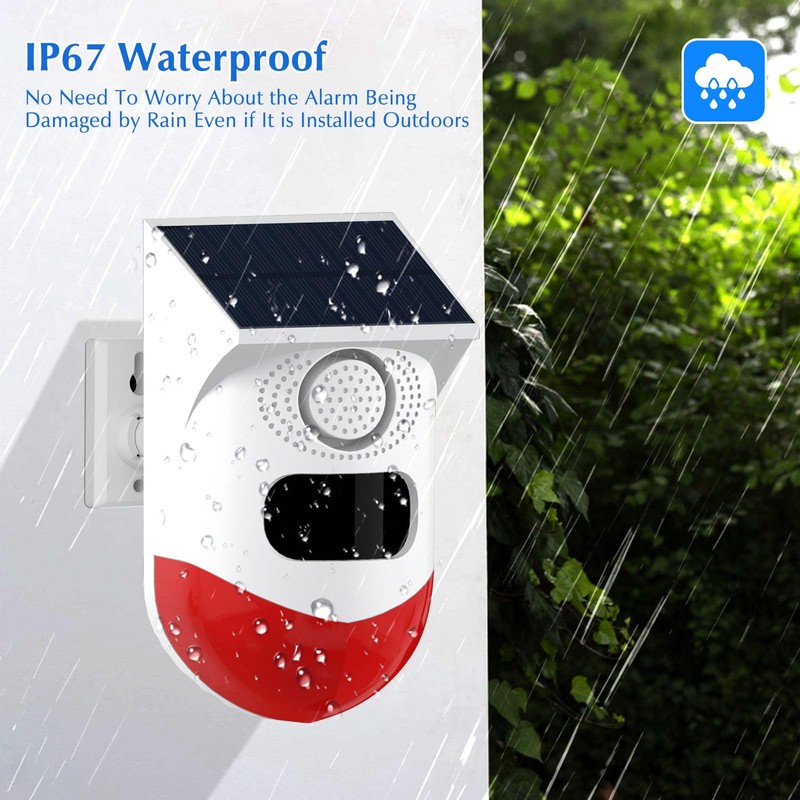 Yasorn Motion Sensor Alarm, Outdoor Motion Sensor with Remote Control,