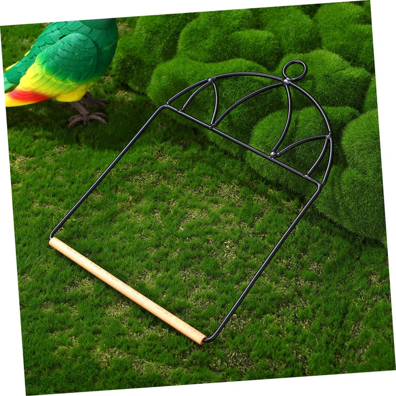 GRIRIW Parrot Stand Hummingbird Swing Portable Bird Perch Easy Hanging