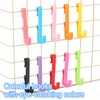 sourcing map 10 Grid Wall Hooks, 2.8 Inch Grid Wall