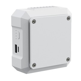 Outdoor Waist Fan USB Rechargeable Strong Wind Portable Mini Hanging Bladeless Fan for Work Hiking Exercise White