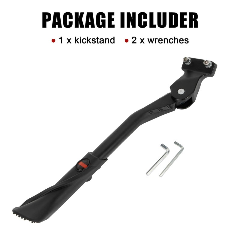 PSLER Bike Kickstand for 24"-29" Adult Bike Ebike MTB w/