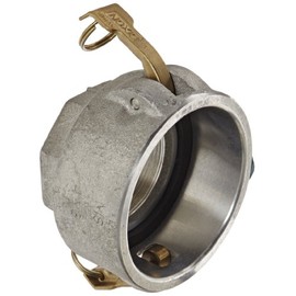 Dixon 4030-D-AL Aluminum Type D Cam and Groove Reducing Hose Fitting, 4" Socket x 3" NPT Female