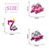 Happy 7th Birthday Roller Skating Cupcake Toppers