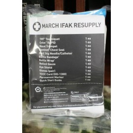 Military Issued MARCH IFAK RESUPPLY KITS W/ TOURNIQUET-NEW