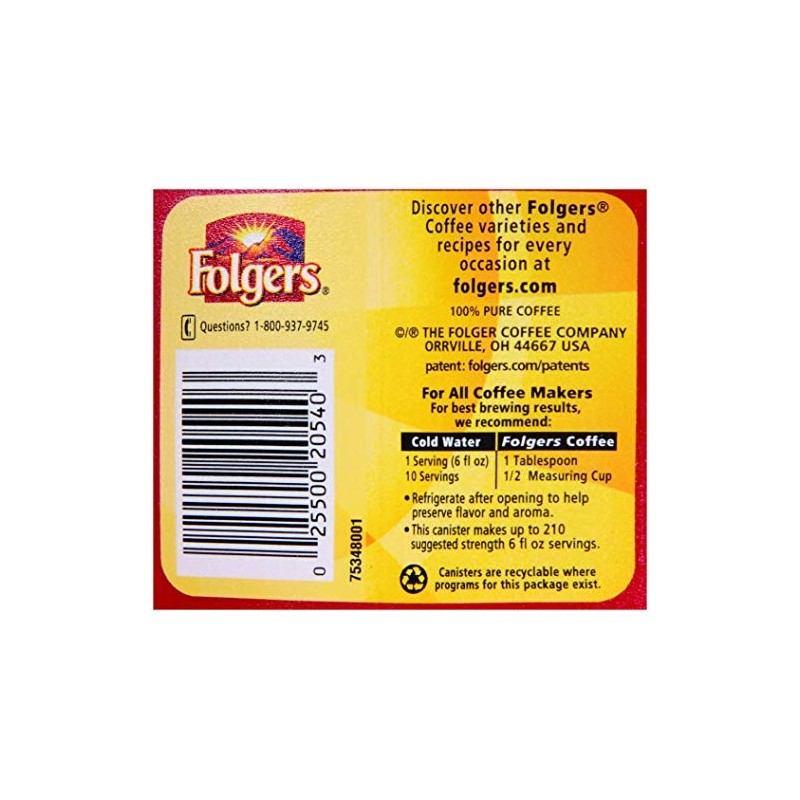 Folgers Black Silk, Dark Roast Ground Coffee