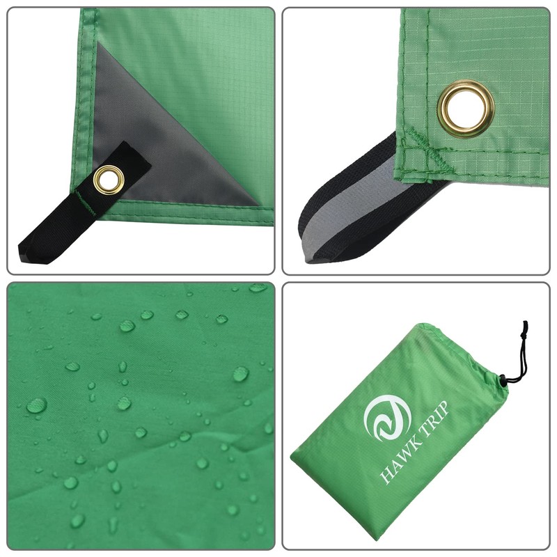 Outdoor Camping Tent Sheet Ground Sheet Tarpaulin Moisture Proof Picnic