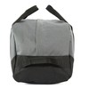12" Mini Two Tone Duffle Bag in Gray and Black