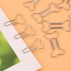 12 Pcs Paper Clips Creative Bone Shape Paper Clips for