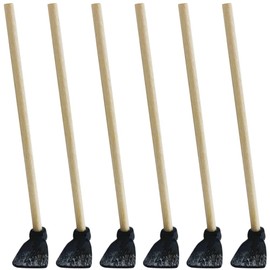 Miniature Shovel Dollhouse 6 PCS 1:12 Miniature Gardening Tools Dollhouse, Fairy Garden Farming Tools, Miniature Hoes for Mini House Decoration Accessories Miniature Hoe Dollhouse