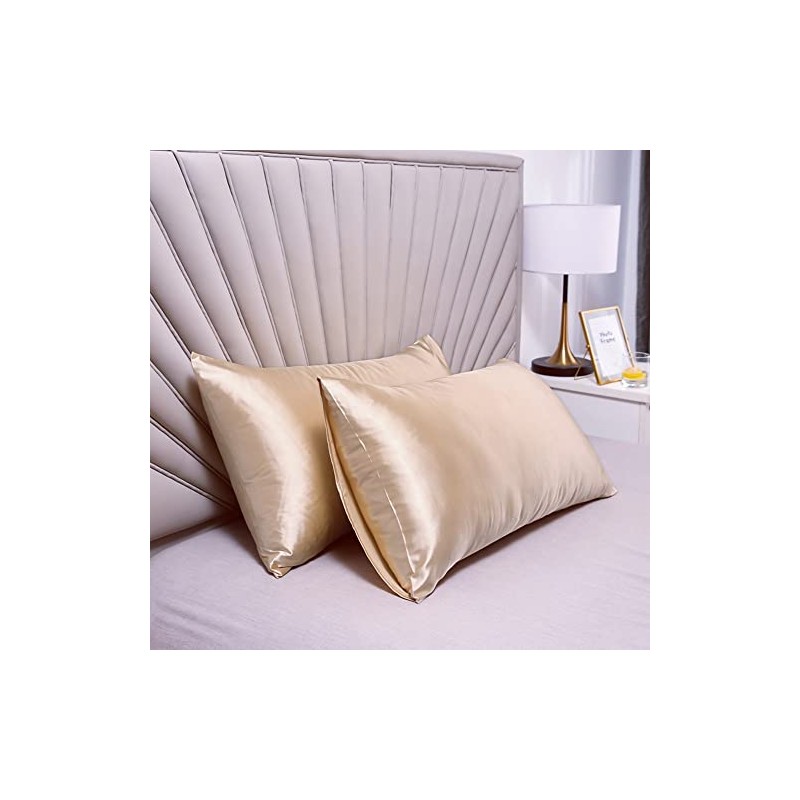 Silky Pillowcases Set for Hair - Pillowcase Covers with Envelope
