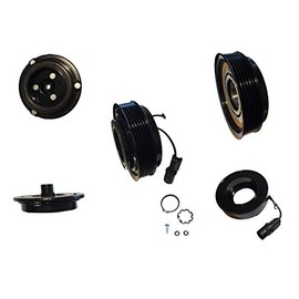 Aftermarket AC Compressor Clutch Kit (PULLEY, BEARING, COIL, PLATE) FITS: 2007 Hyundai Santa Fe 2.7L VS18M