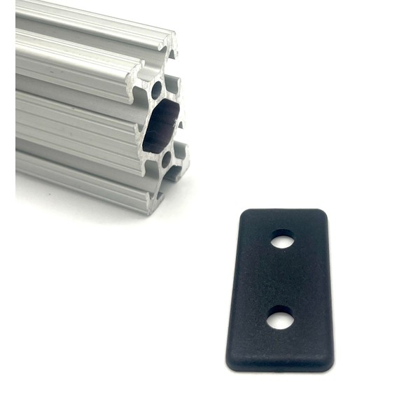 10 Series Fractional 1.0" x 2.0" Black Nylon Square End
