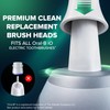 Reach® Trios™ Premium Clean Replacement Toothbrush Heads, Fits All Oral-B