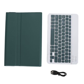 Keyboard Case for Xiaomi for Mi Pad 6 6 Pro 11 Inch 2023 PU Stand Cover with Magnetic Removable Wireless Bluetooth Keyboard Dark Green